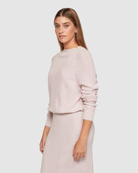 JOSEPHINE KNIT CREW NECK TOP WOMENS KNITWEAR