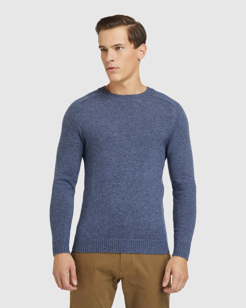 RITCHIE CREW NECK LAMBSWOOL KNIT