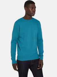 FLETCHER TEXTURED COTTON CREW NECKX