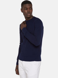 FLETCHER TEXTURED COTTON CREW NECKX