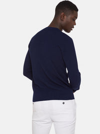 FLETCHER TEXTURED COTTON CREW NECKX