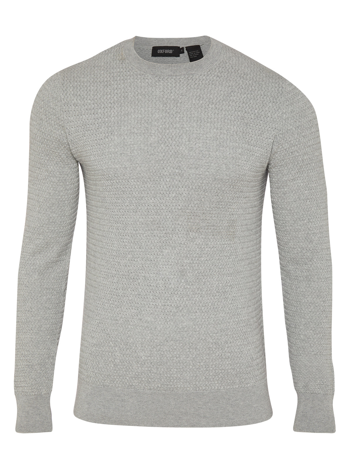 FLETCHER TEXTURED COTTON CREW NECKX