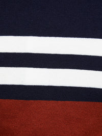 OTTO BLOCK STRIPE CREW NECK KNIT