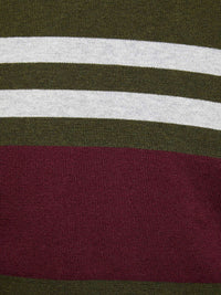 OTTO BLOCK STRIPE CREW NECK KNIT