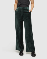 LAUREN VELVET TROUSERS WOMENS PANTS