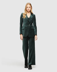 LAUREN VELVET TROUSERS WOMENS PANTS