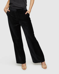 LAUREN VELVET TROUSERS WOMENS PANTS