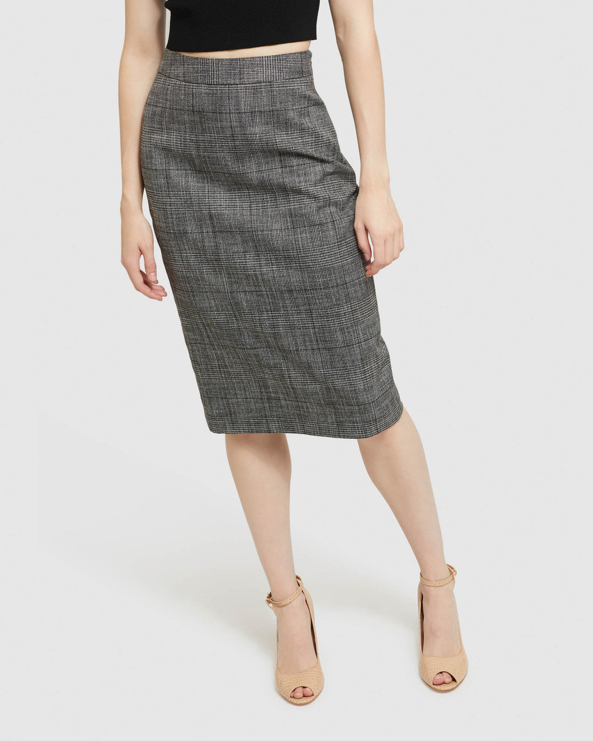 PEGGY CHECKED SUIT SKIRT WOMENS SUITS JKTS COATS