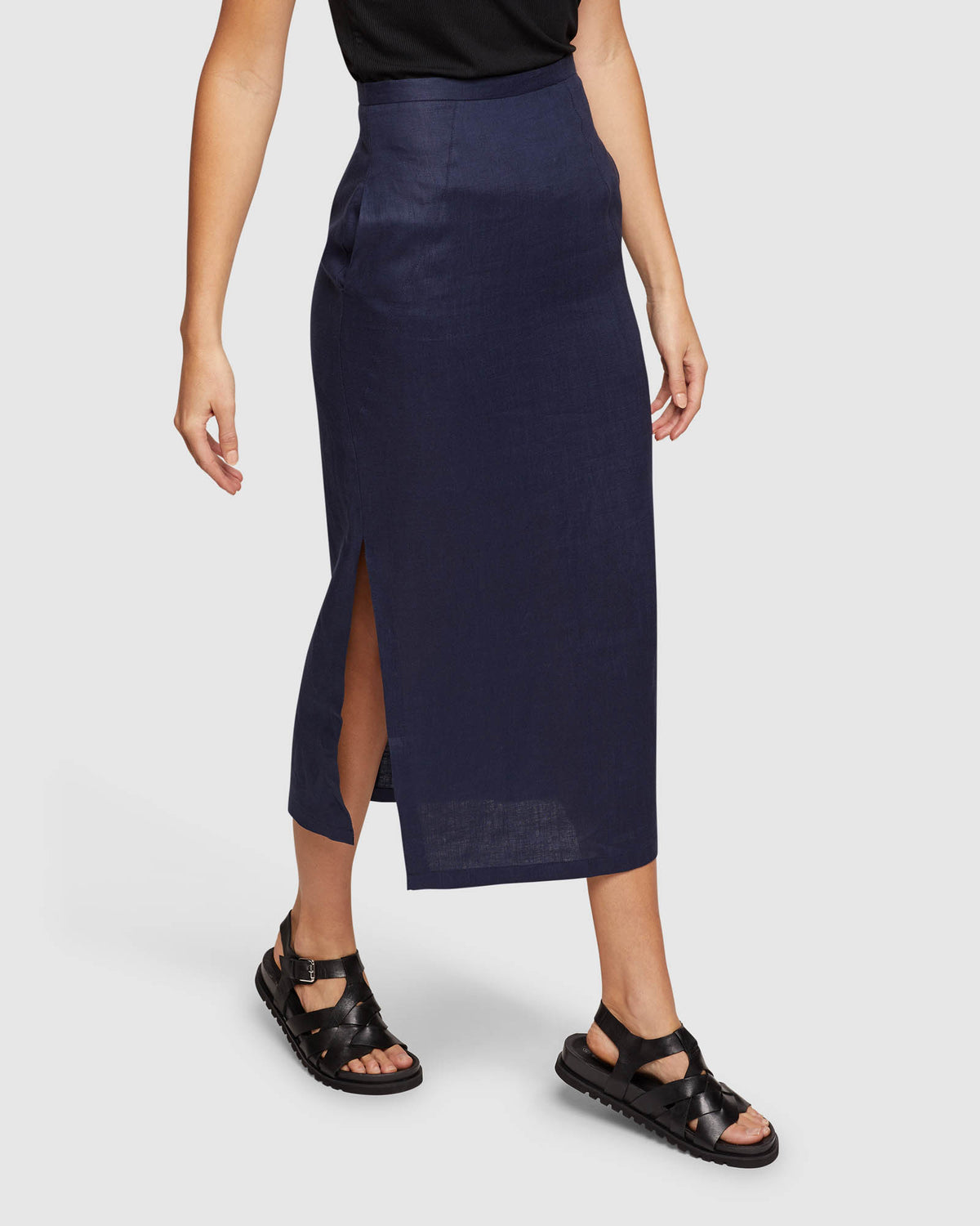 MIA LINEN SKIRT WOMENS SKIRTS