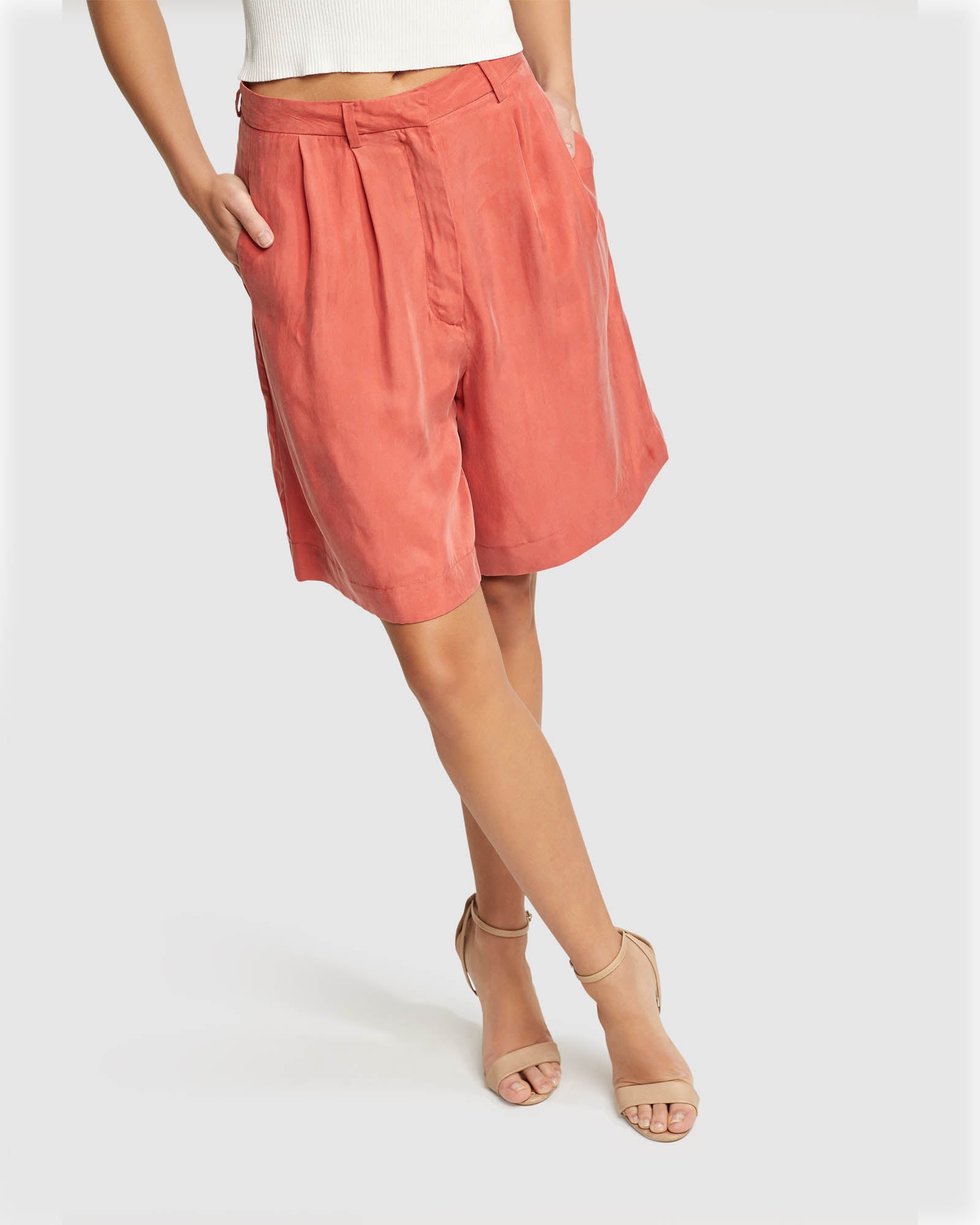 JULIA CUPRO BLEND SHORT – Oxford Shop