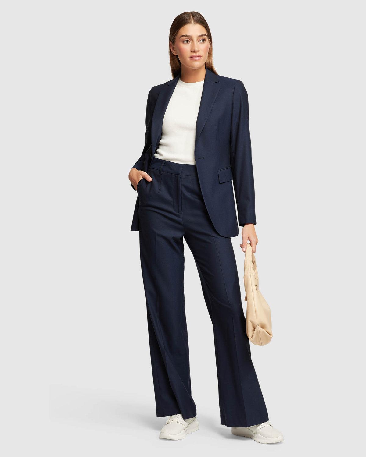Womens Formal Elegant Business Suit Jacket Blazer and Dress Pants 2PC  Outfit Set | eBay