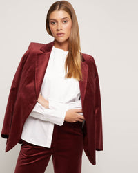 RAFFI VELVET JACKET WOMENS SUITS JKTS COATS