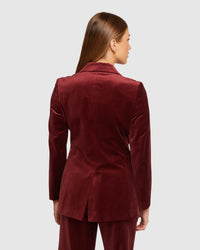 RAFFI VELVET JACKET WOMENS SUITS JKTS COATS