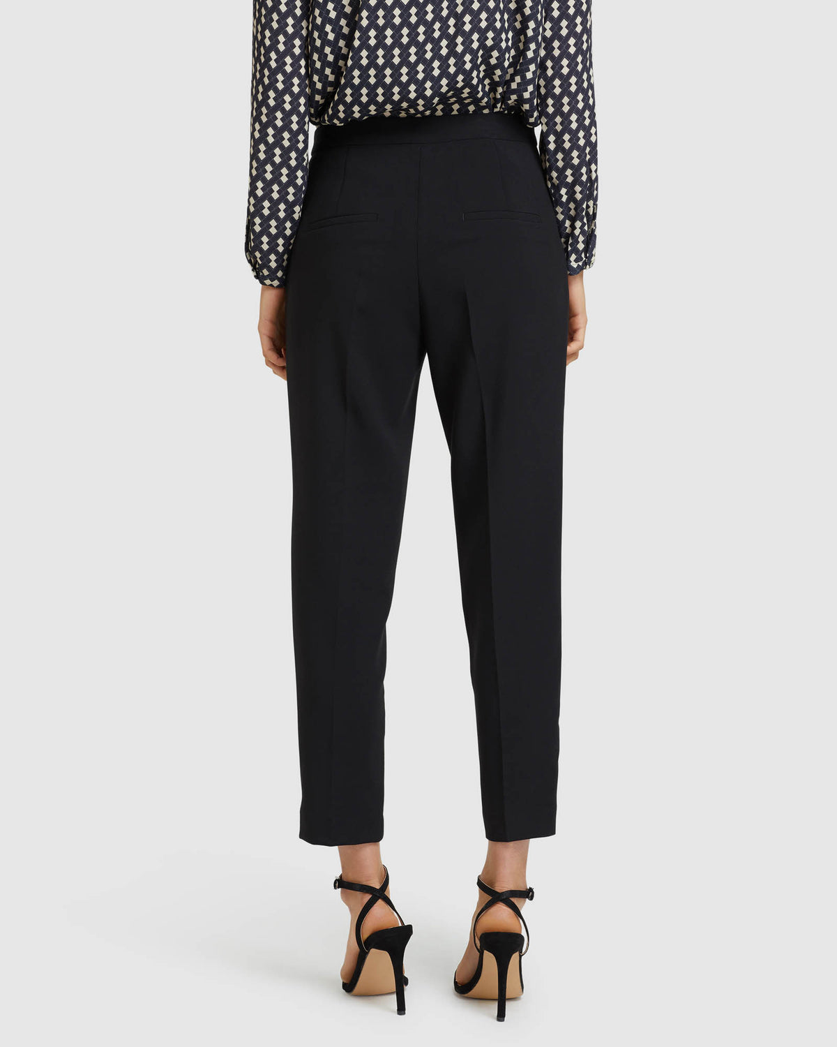 CHARLA ECO BLACK SUIT PANTS BLACK