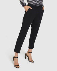 CHARLA ECO BLACK SUIT PANTS BLACK