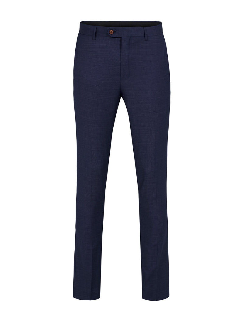 MARLOWE WOOL SUIT TROUSERS BLUE