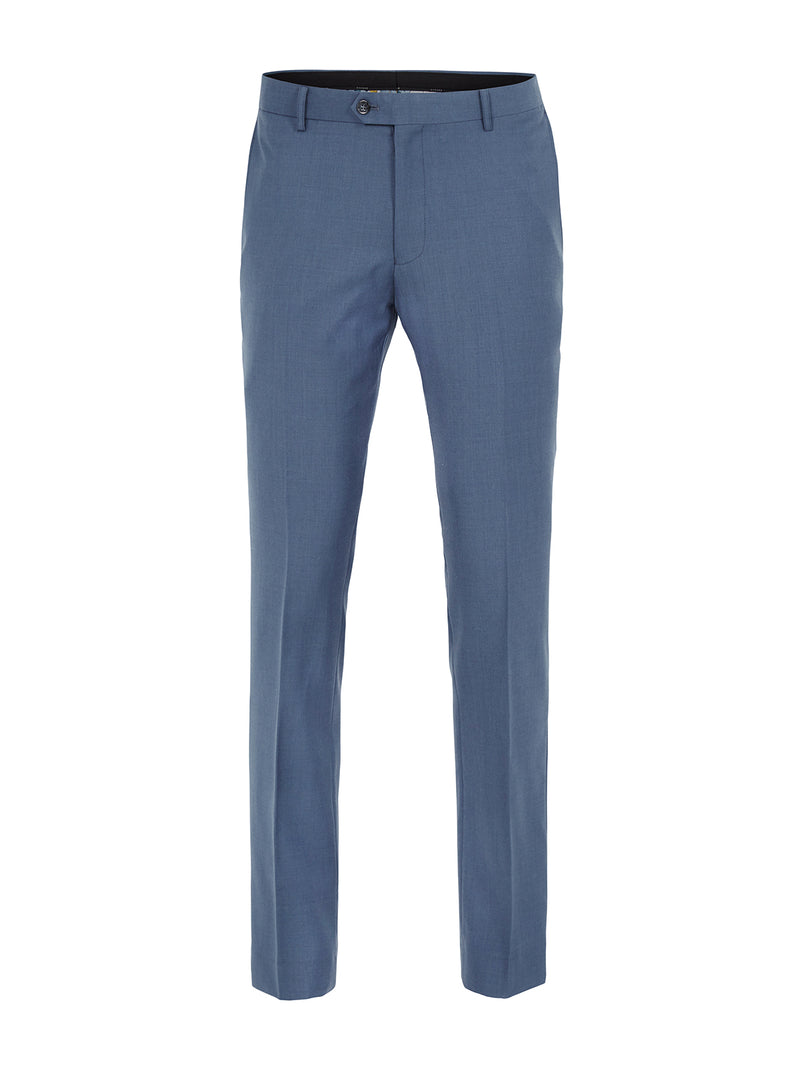 MARLOWE WOOL SUIT TROUSERS BLUE