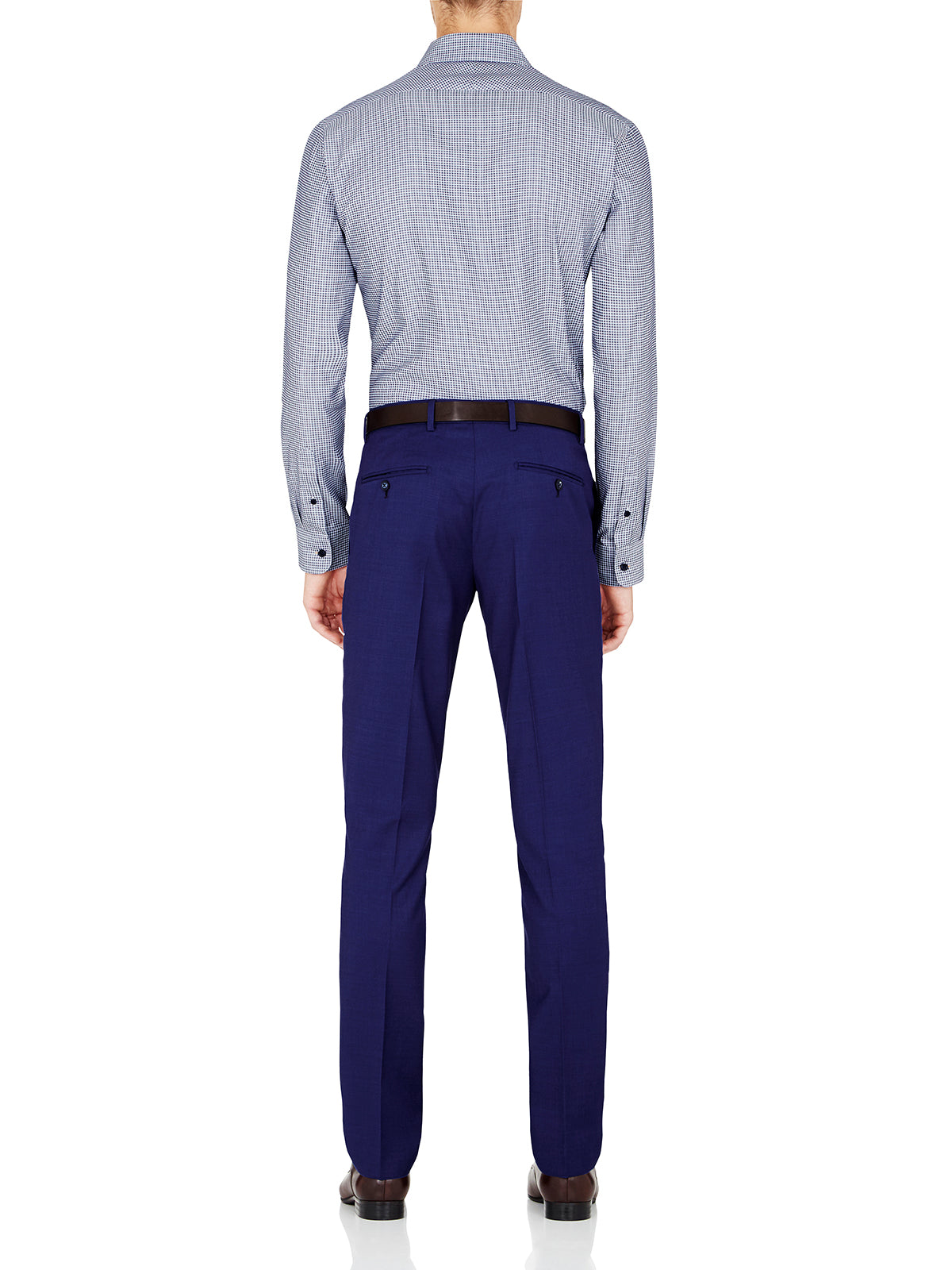 AUDEN WOOL TROUSERS BRGHT BLU