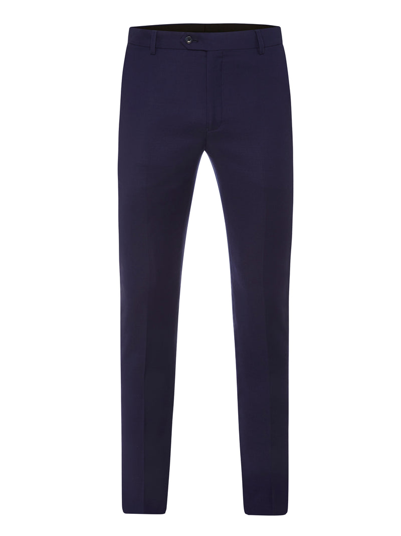 MARLOWE WOOL SUIT TROUSERS BLUE