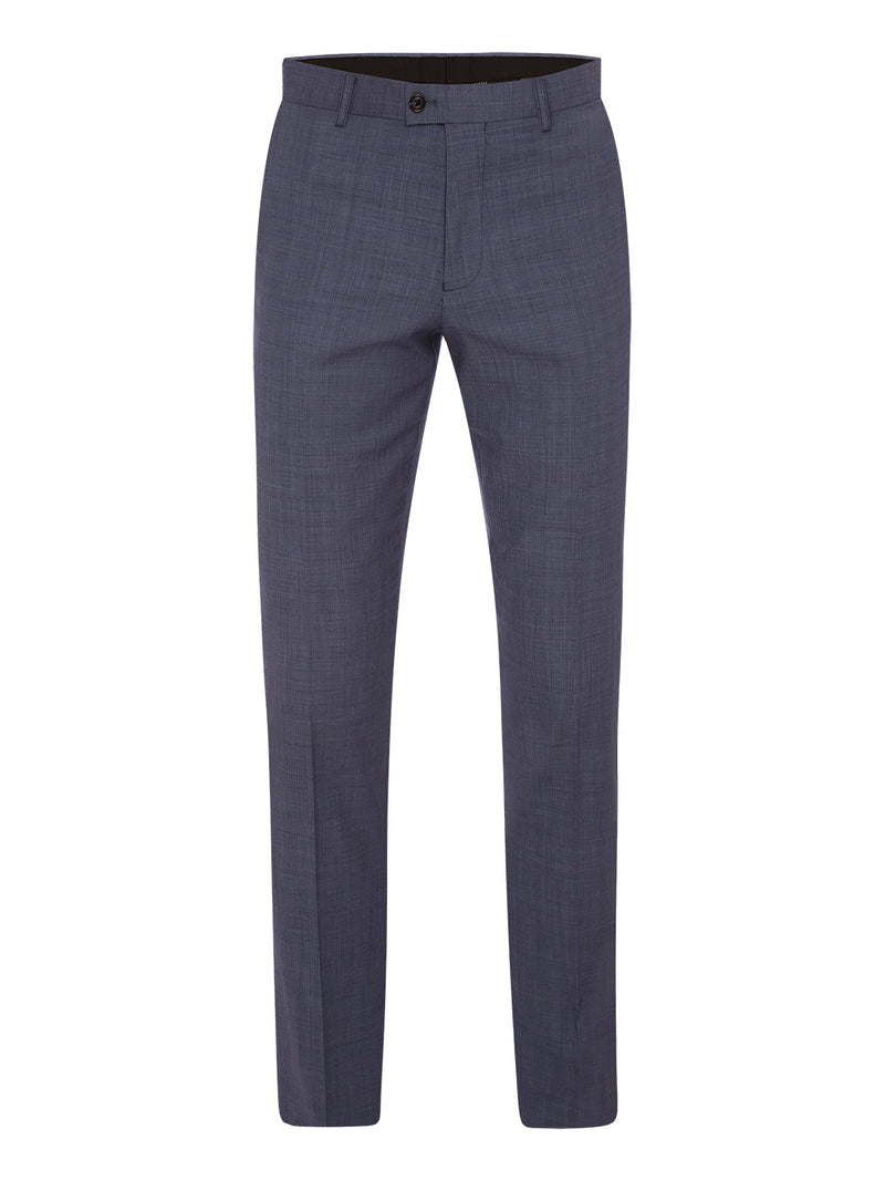 HOPKINS WOOL SUIT TROUS GUNMETAL