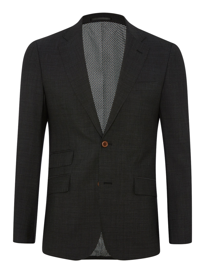 MARLOWE WOOL SUIT JACKET CHARCOAL