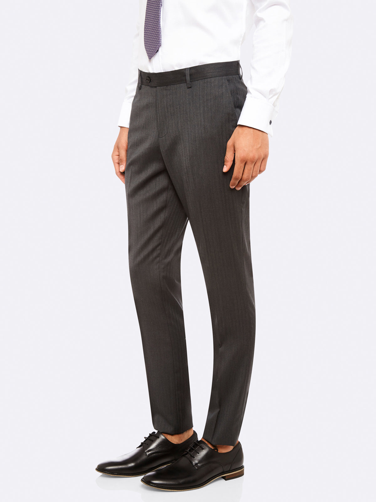 MARLOWE SUIT TROUSERS CHARCOAL