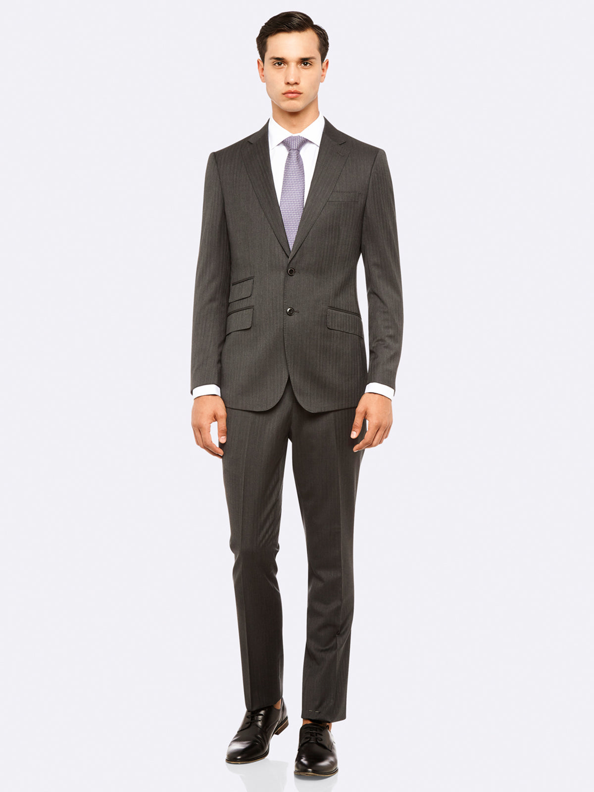 MARLOWE SUIT TROUSERS CHARCOAL