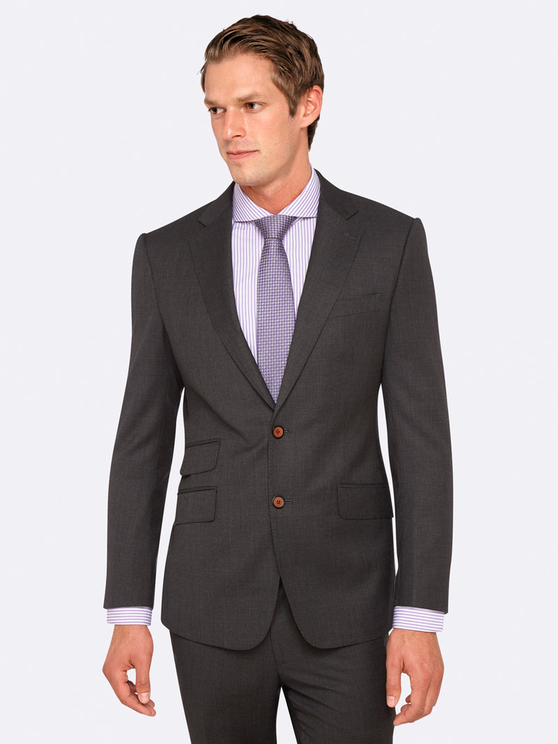 MARLOWE WOOL SUIT JACKET GREY