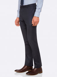 MARLOWE WOOL SUIT TROUSERS BLUE