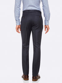 MARLOWE WOOL SUIT TROUSERS BLUE