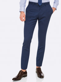 AUDEN WOOL SUIT TROUSERS CHAR