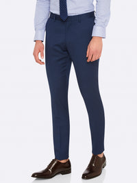 AUDEN WOOL SUIT TROUSERS CHAR