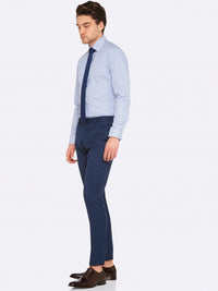 AUDEN WOOL SUIT TROUSERS CHAR