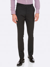 AUDEN WOOL SUIT TROUSERS CHAR