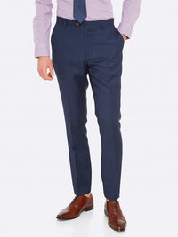 MARLOWE LUX SUIT TROUSERS BLUE