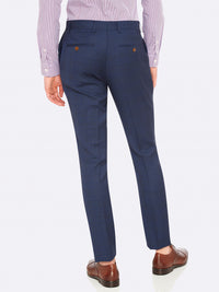 MARLOWE LUX SUIT TROUSERS BLUE