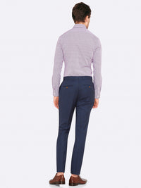 MARLOWE LUX SUIT TROUSERS BLUE