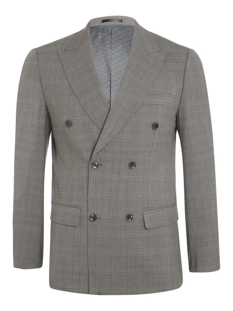 D.B NEW HOPKINS WOOL SUIT JACKET GREY