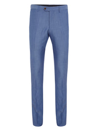 AUDEN  LINEN SUIT TROUSER BLUE