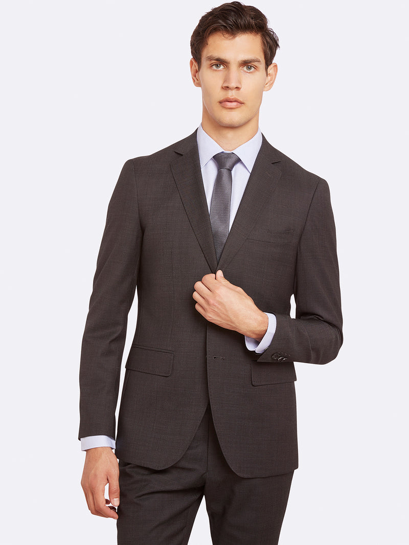 AUDEN WOOL SUIT JACKET CHARCOAL