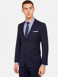 HOPKINS PEAK LAPEL WOOL SUIT JACKET