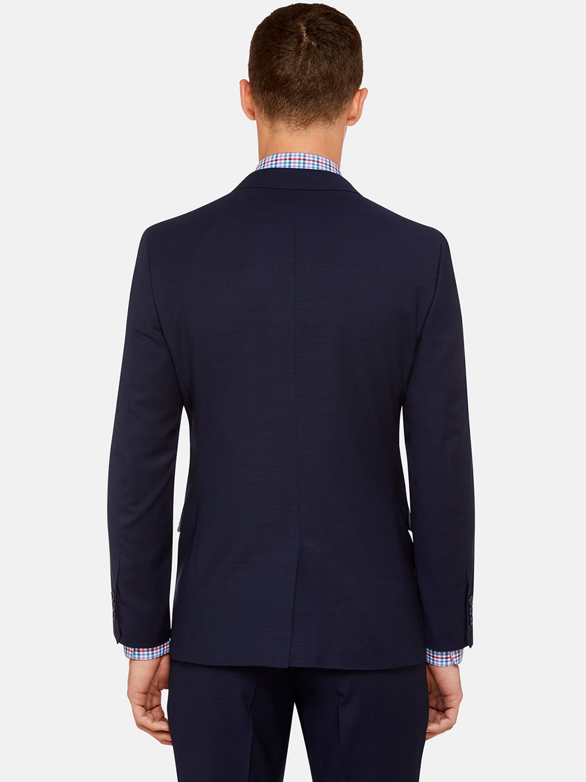 HOPKINS PEAK LAPEL WOOL SUIT JACKET