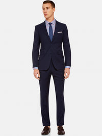 HOPKINS PEAK LAPEL WOOL SUIT JACKET