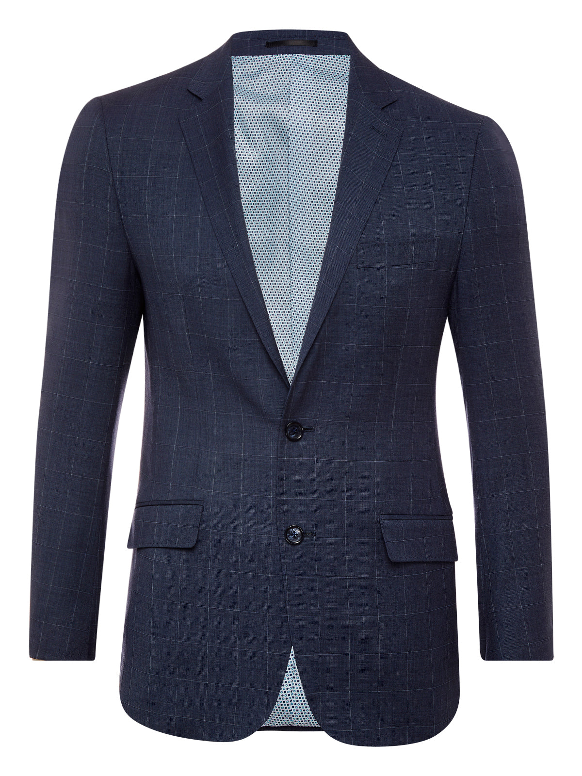 NEW HOPKINS WOOL SUIT JACKET BLUE