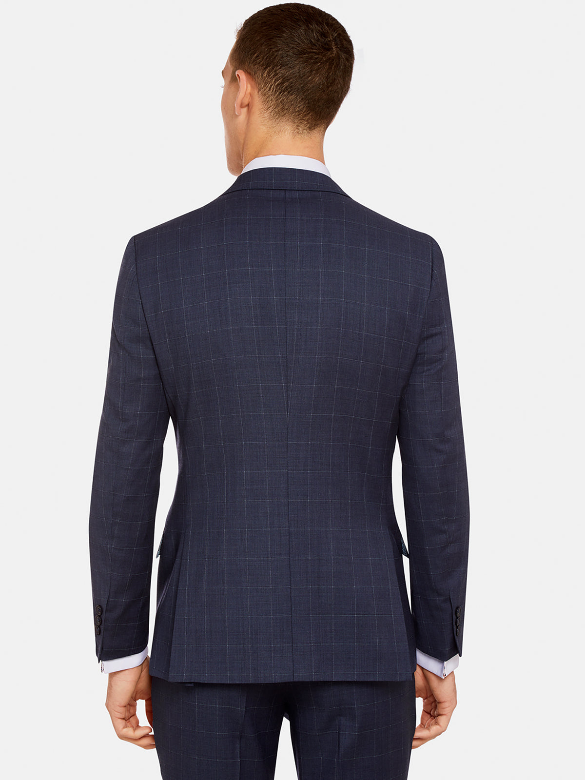 NEW HOPKINS WOOL SUIT JACKET BLUE