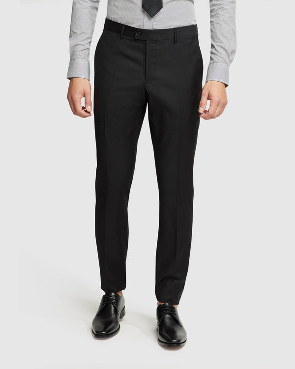 Slim Fit Tuxedo trousers - Black - Men | H&M IN