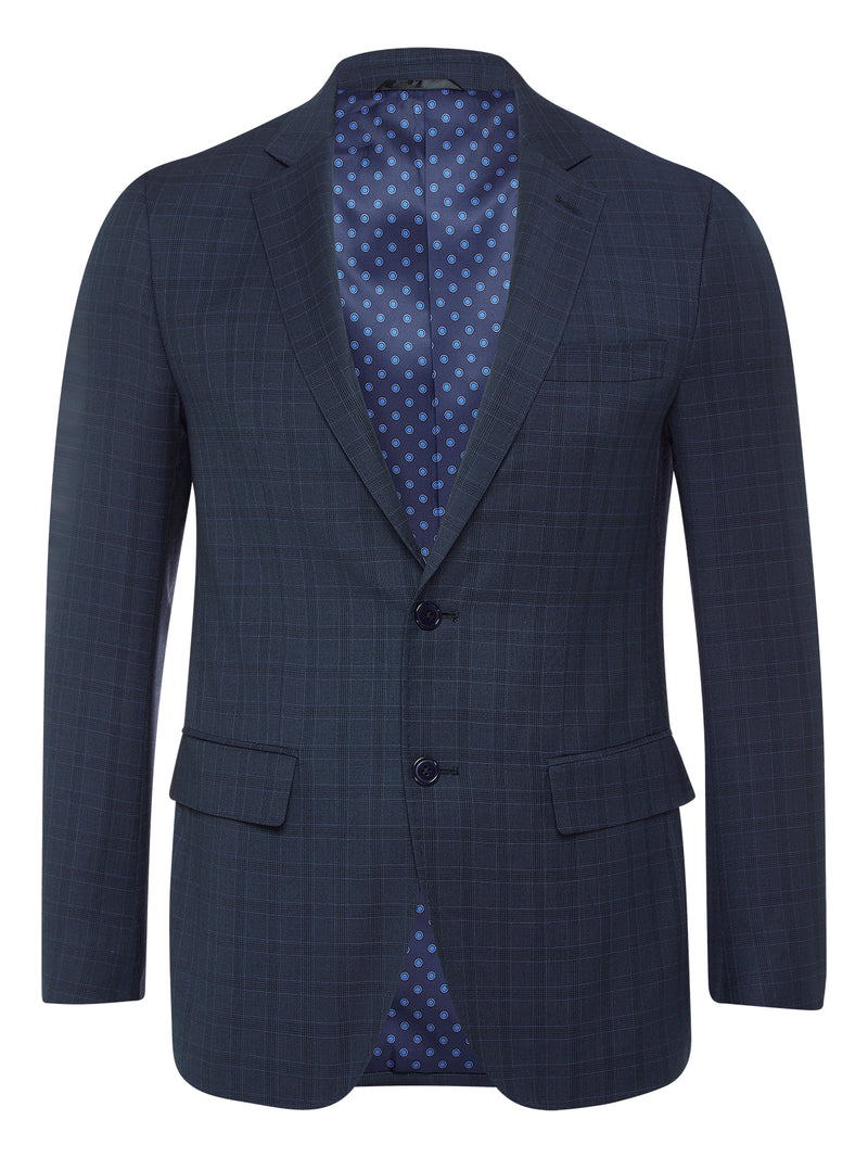 AUDEN WOOL SUIT JACKET GUNMETAL