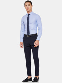 HOPKINS WOOL SUIT TROUSERS INK