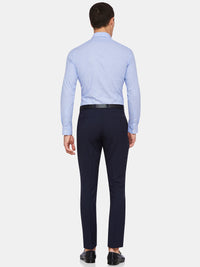 HOPKINS WOOL SUIT TROUSERS INK
