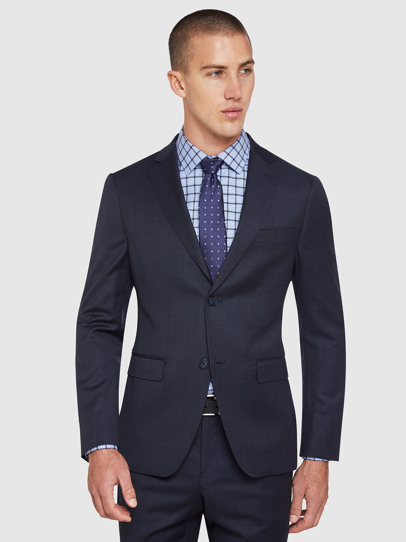 BYRON WOOL SUIT JACKET GUNMETAL